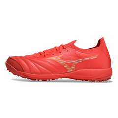 Chuteira Society Mizuno Neo Sala TF Vermelho e Amarelo