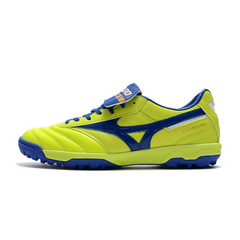 Chuteira Society Mizuno Morelia Sala Classic TF Amarela e Azul - VENI Futebol