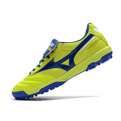 Chuteira Society Mizuno Morelia Sala Classic TF Amarela e Azul - VENI Futebol