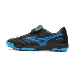 Chuteira Society Mizuno Morelia Sala Classic TF Preta e Azul