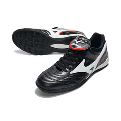 Chuteira Society Mizuno Wave Cup TF Preta e Branca - VENI Futebol