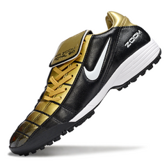 Nike Total 90 III TF Grey and Black Society Football Boots