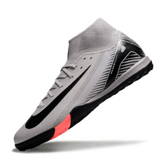 Botas de fútbol Nike Zoom Mercurial Superfly 10 Elite TF en gris y negro