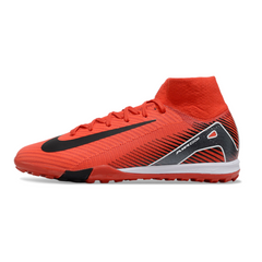 Chuteira Society Nike Zoom Mercurial Superfly 10 Elite TF Vermelho e Preto