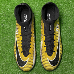 Chuteira Society Nike Zoom Mercurial Superfly 9 Elite TF Mbappe Record Pack Tamanho 43
