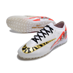 Chuteira Society Nike Zoom Mercurial Vapor 15 Elite TF Branca, Vermelha E Preta - VENI Futebol