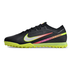 Chuteira Society Nike Zoom Mercurial Vapor 15 Elite TF Preta e Verde