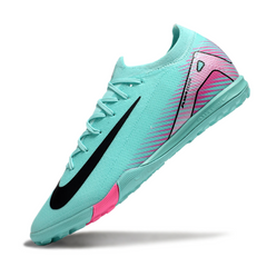 Botas de fútbol Nike Zoom Mercurial Vapor 16 Elite TF azul claro y rosa Society