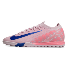 Chuteira Society Nike Zoom Mercurial Vapor 16 Elite TF Rosa e Azul