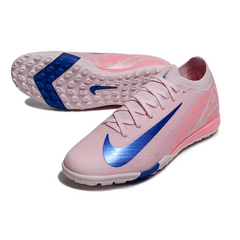 Botas de fútbol Nike Zoom Mercurial Vapor 16 Elite TF rosa y azul Society