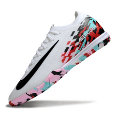 Chuteira Society Nike Zoom Mercurial Vapor 16 Elite TF Branca e Vermelha