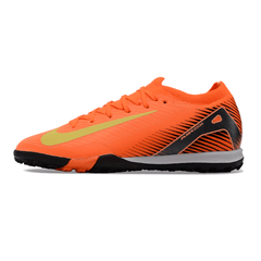 Chuteira Society Nike Zoom Mercurial Vapor 16 Elite TF Laranja e Amarela