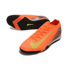 Chuteira Society Nike Zoom Mercurial Vapor 16 Elite TF Laranja e Amarela - VENI Futebol