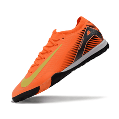 Chuteira Society Nike Zoom Mercurial Vapor 16 Elite TF Laranja e Amarela - VENI Futebol