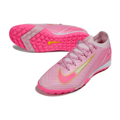 Chuteira Society Nike Zoom Mercurial Vapor 16 Elite TF Rosa Claro