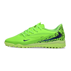 Chuteira Society Nike Phantom 6 Academy TF Verde Fluorescente