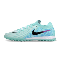 Chuteira Society Nike Phantom GX2 Elite TF Azul Claro e Preta