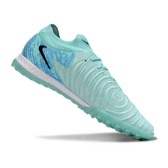 Chuteira Society Nike Phantom GX2 Elite TF Azul Claro e Preta - VENI Futebol