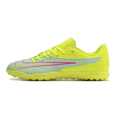 Chuteira Society Nike Phantom GX Academy TF Amarela, Verde e Rosa