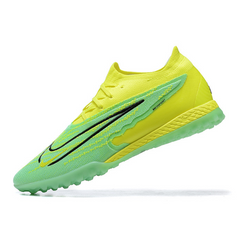 Chuteira Society Nike Phantom GX Elite TF Verde e Amarela - VENI Futebol