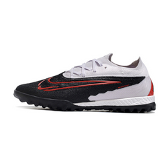 Chuteira Society Nike Phantom GX Elite TF Preta, Branca e Vermelha - VENI Futebol