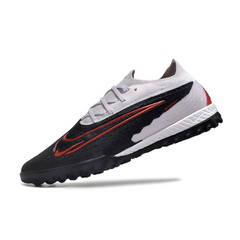 Chuteira Society Nike Phantom GX Elite TF Preta, Branca e Vermelha - VENI Futebol