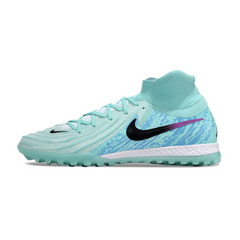 Chuteira Society Nike Phantom Luna 2 Elite TF Azul Claro e Preta