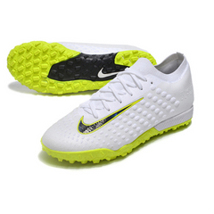 Chuteira Society Nike Phantom Ultra Venom TF Elite Branca e Verde - VENI Futebol