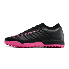 Chuteira Society Nike Phantom Ultra Venom TF Elite Preto e Rosa