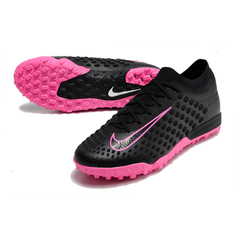 Chuteira Society Nike Phantom Ultra Venom TF Elite Preto e Rosa - VENI Futebol