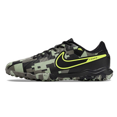 Chuteira Society Nike Tiempo 10 Legend Academy Preta e Verde Camuflado