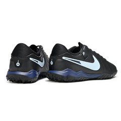 Botas de fútbol Nike Tiempo 10 Legend Academy TF azul claro y negro Society