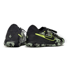 Chuteira Society Nike Tiempo 10 Legend Pro TF Preta e Verde Camuflado - VENI Futebol