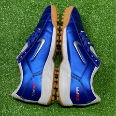 Botas de fútbol Nike Total 90 III TF azul y blanco de la sociedad
