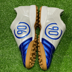Botas de fútbol Nike Total 90 III TF azul y blanco de la sociedad