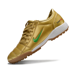 Nike Total 90 III TF Gold and Green Soccer Cleats