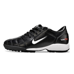 Chuteira Society Nike Total 90 III TF Preto e Branco