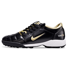 Chuteira Society Nike Total 90 III TF Preto e Dourado