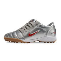 Chuteira Society Nike Total 90 III TF Prata