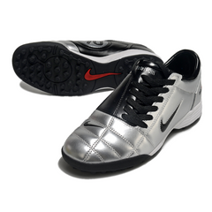 Nike Total 90 III TF Silver and Black Society Football Boots