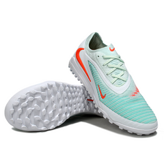 Chuteira Society Nike Phantom 6 Elite TF Azul Claro e Branca