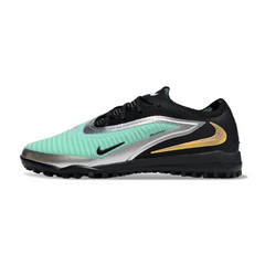 Chuteira Society Nike Phantom 6 Elite TF Preta e Verde