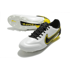 Chuteira Campo FG Nike Tiempo Legend 9 Elite Amarela e Preta