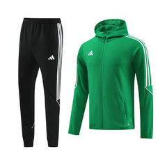 Conjunto de Frio Adidas Casaco + Calça Verde e Preto