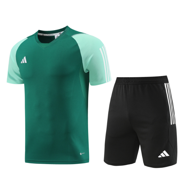 Conjunto Adidas Camiseta + Short Verde - VENI Futebol