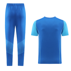 Conjunto Adidas Camiseta + Calça Azul Claro - VENI Futebol