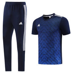 Conjunto Adidas Camiseta + Calça Azul Escuro