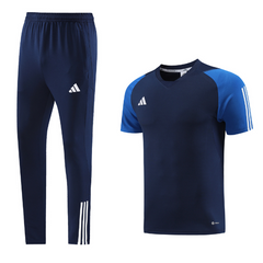 Conjunto Adidas Camiseta + Calça Azul