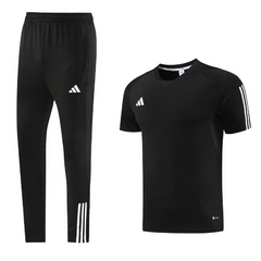 Conjunto Adidas Camiseta + Calça Preta - VENI Futebol