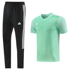 Conjunto Adidas Camiseta + Calça Verde Claro - VENI Futebol